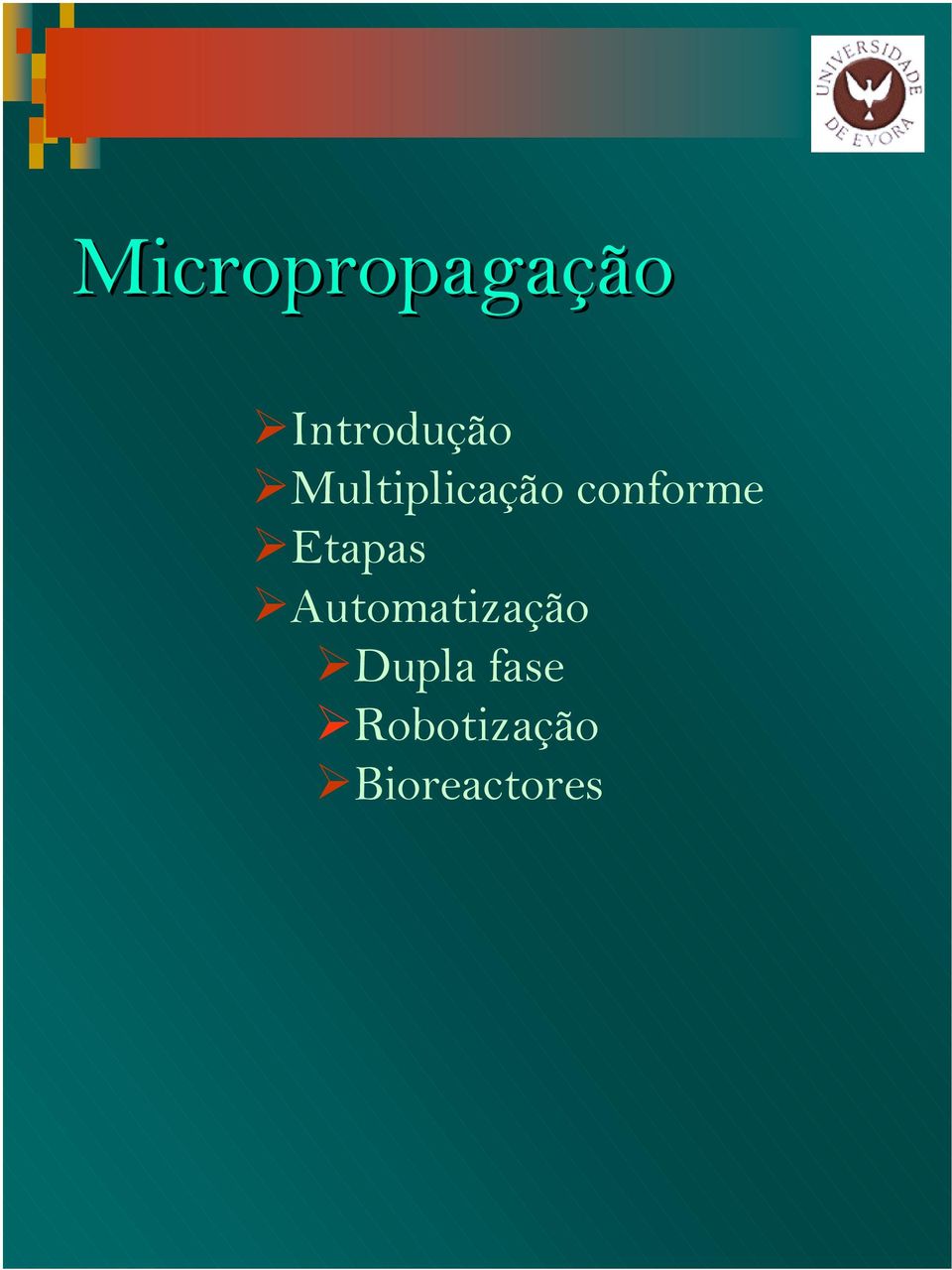 etapas!automatização!