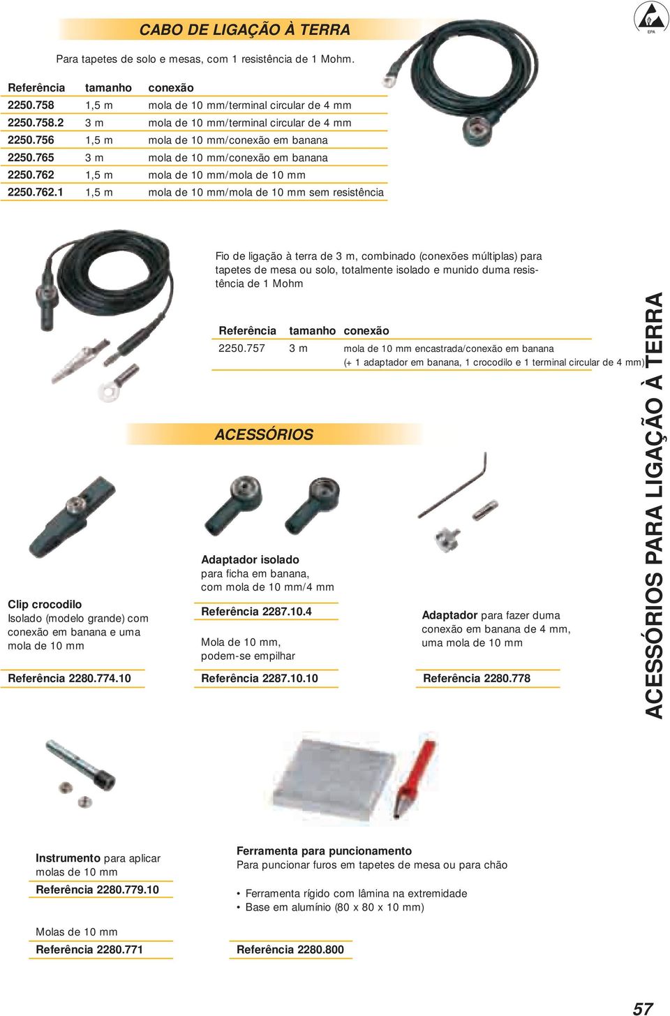 1,5 m mola de 10 mm/mola de 10 mm 2250.762.