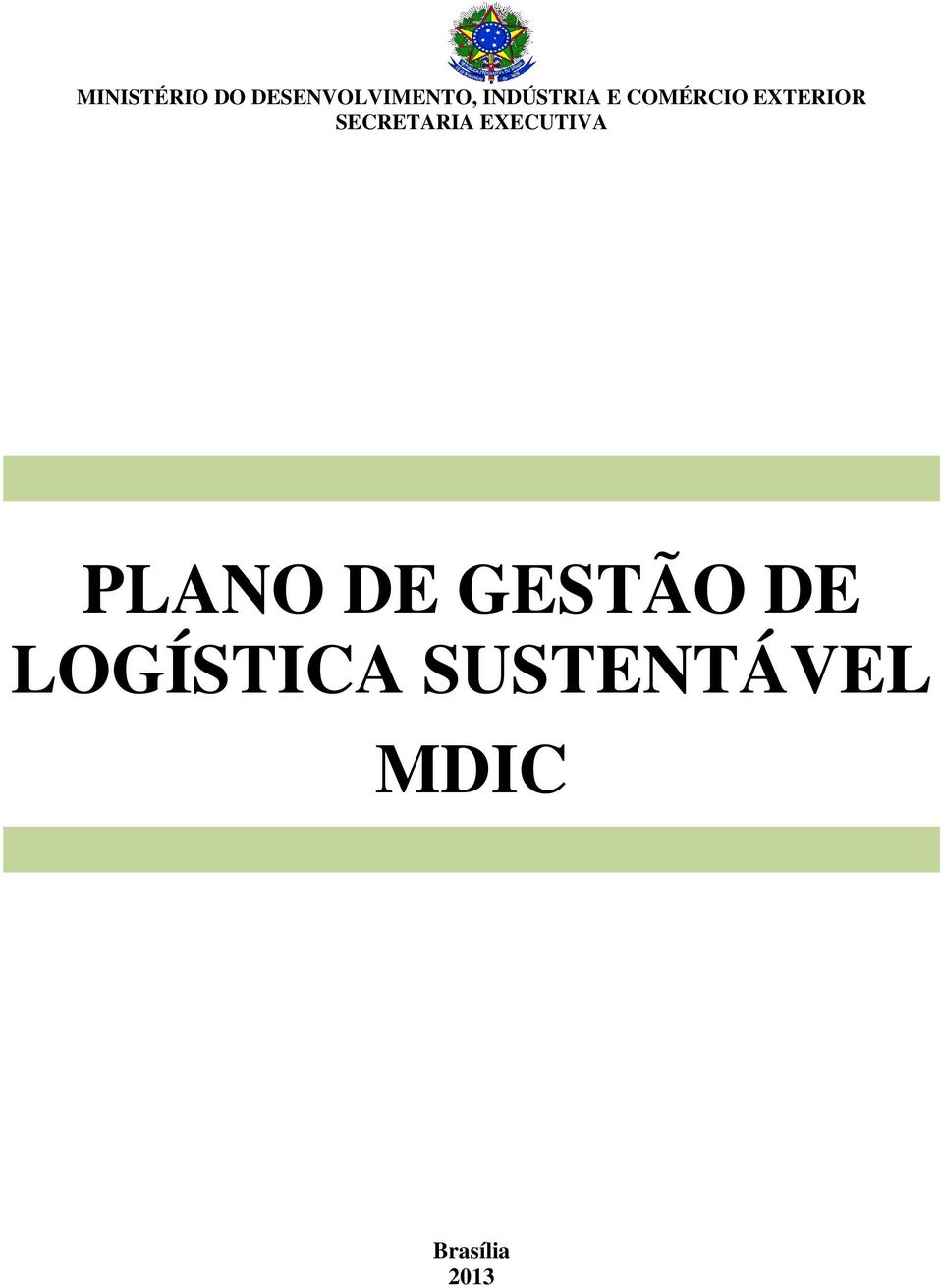 SECRETARIA EXECUTIVA PLANO DE