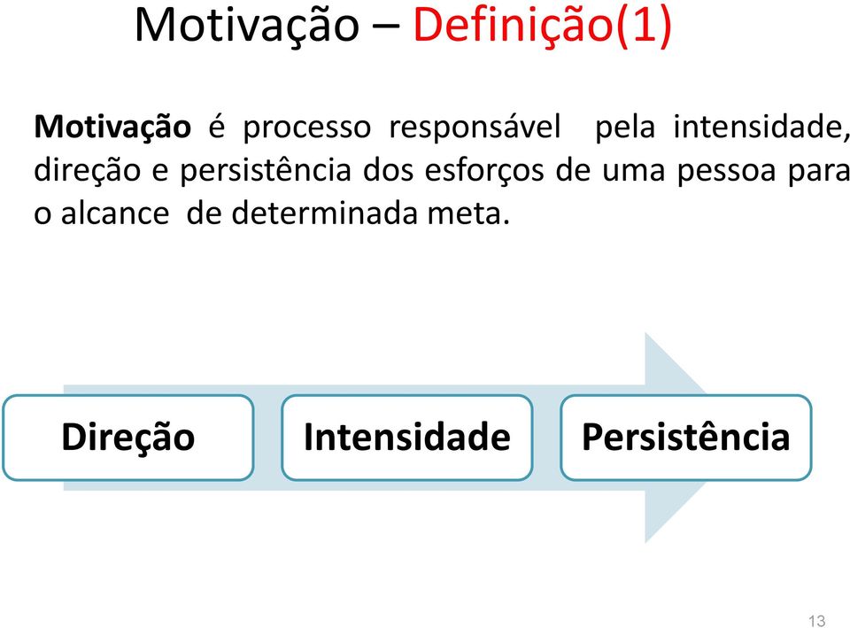 persistência dos esforços de uma pessoa para o