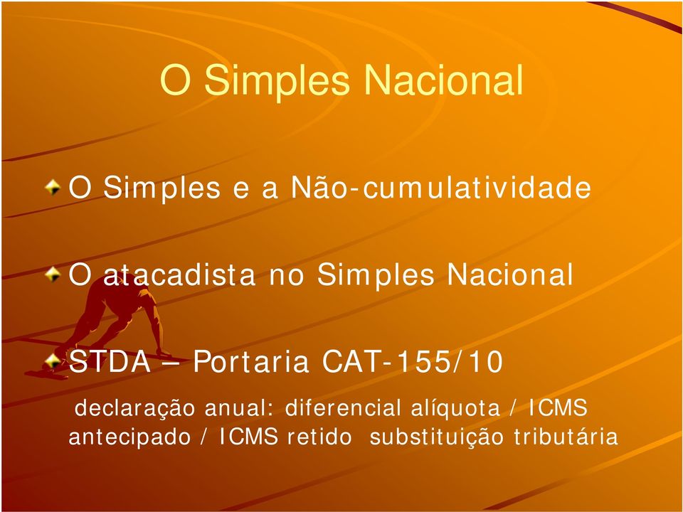 Nacional STDA Portaria CAT-155/10 declaração