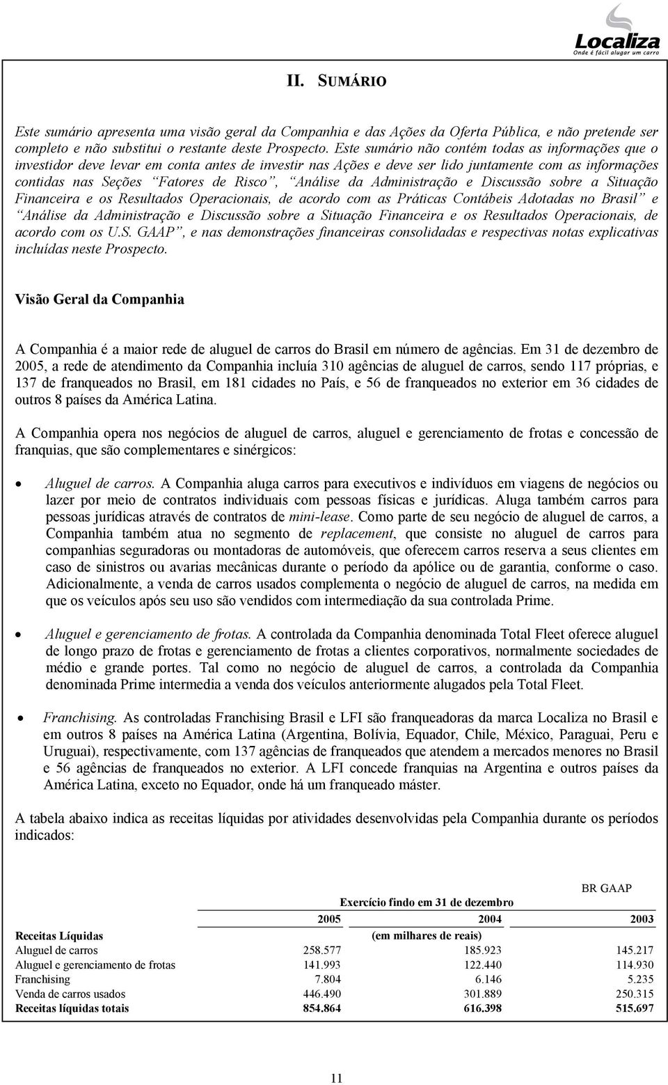 Análise da Administração e Discussão sobre a Situação Financeira e os Resultados Operacionais, de acordo com as Práticas Contábeis Adotadas no Brasil e Análise da Administração e Discussão sobre a