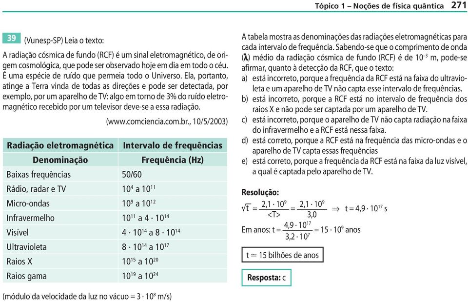 Ela, portanto, atinge a Terra vinda de todas as direções e pode ser detectada, por exemplo, por um aparelho de TV: algo em torno de 3% do ruído eletromagnético recebido por um televisor deve-se a