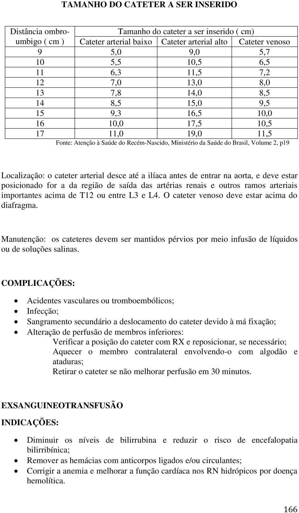 Localização: o cateter arterial desce até a ilíaca antes de entrar na aorta, e deve estar posicionado for a da região de saída das artérias renais e outros ramos arteriais importantes acima de T12 ou