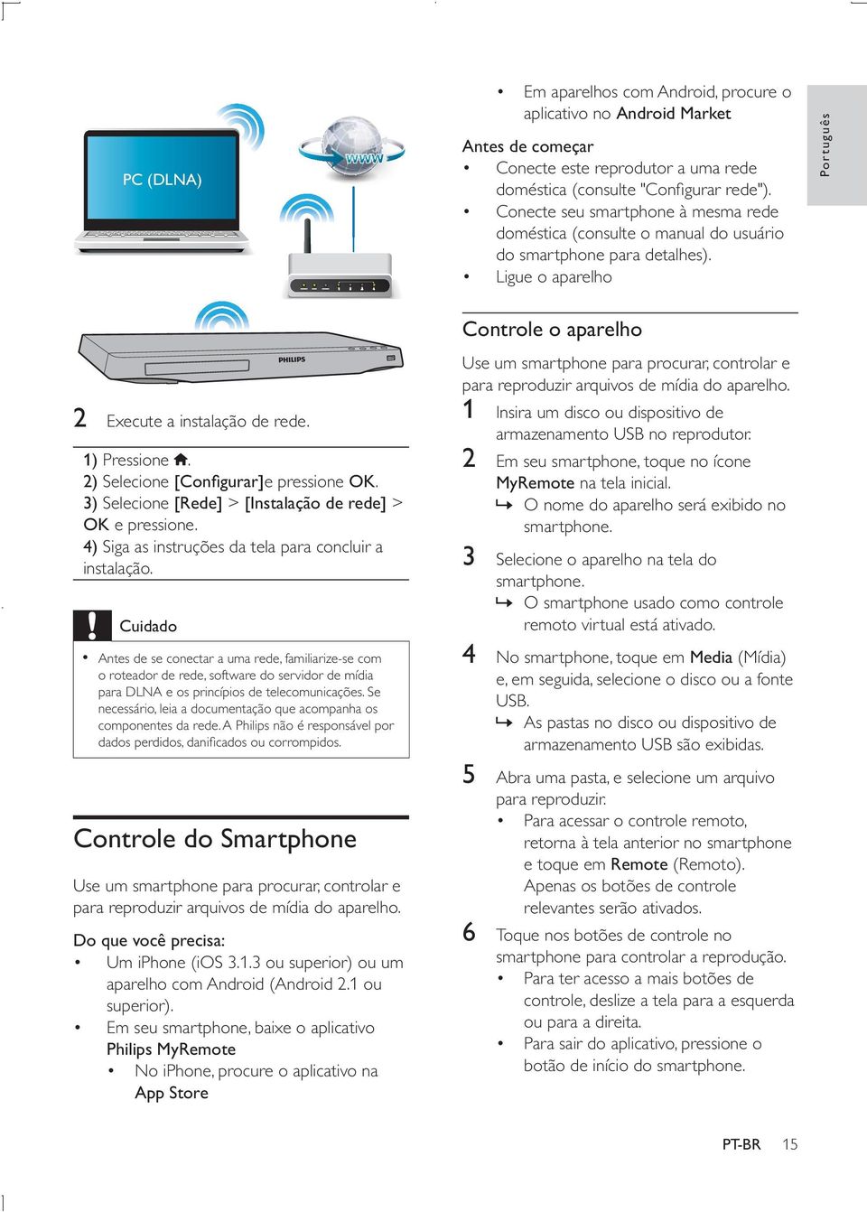 Cuidado Antes de se conectar a uma rede, familiarize-se com necessário, leia a documentação que acompanha os componentes da rede.