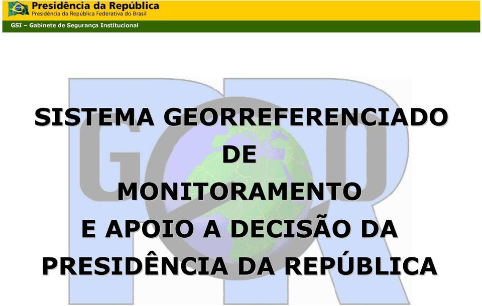 MONITORAMENTO E APOIO