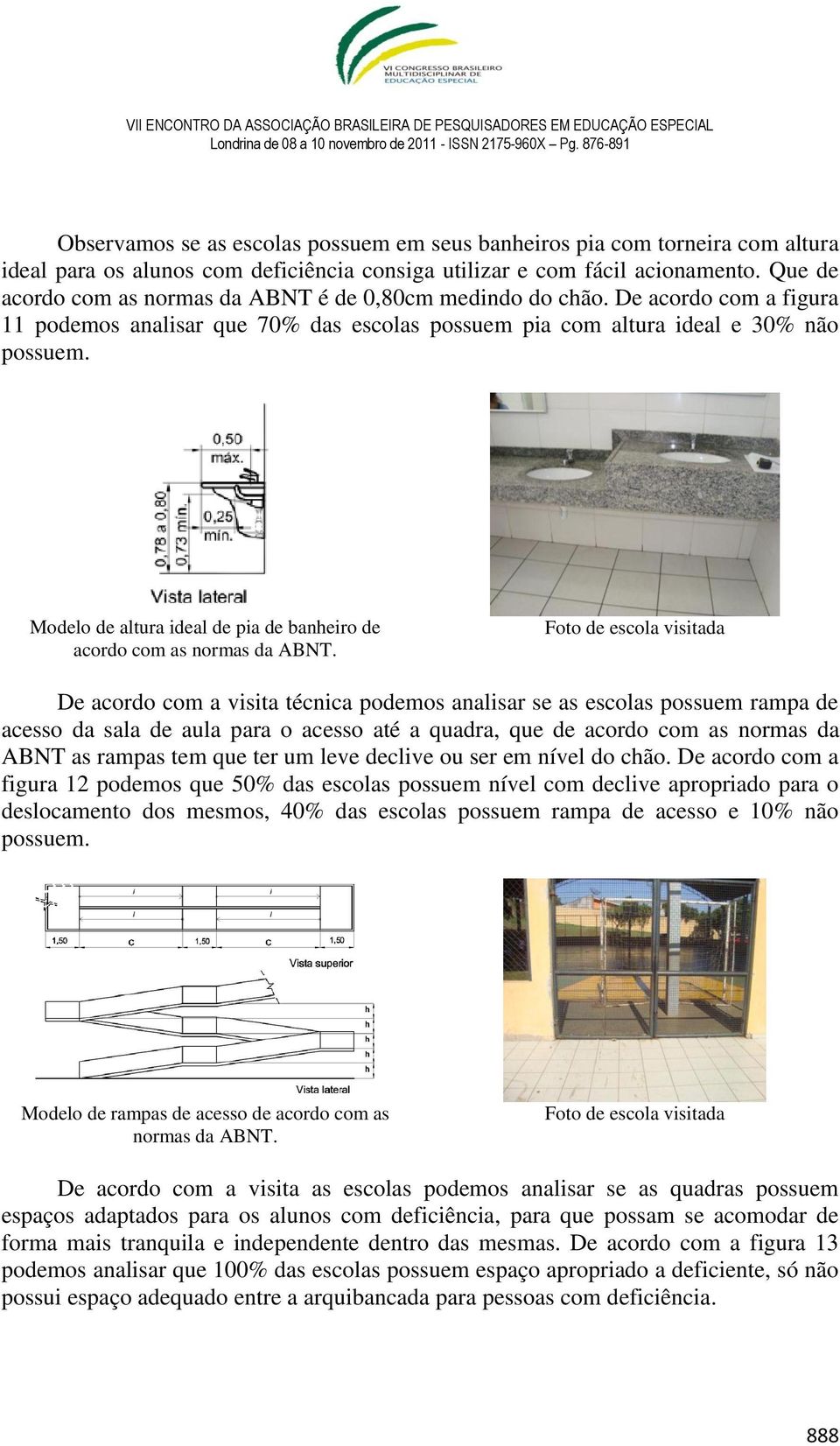 Modelo de altura ideal de pia de banheiro de acordo com as normas da ABNT.