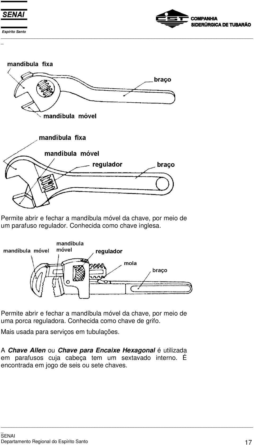 Mais usada para serviços em tubulações.