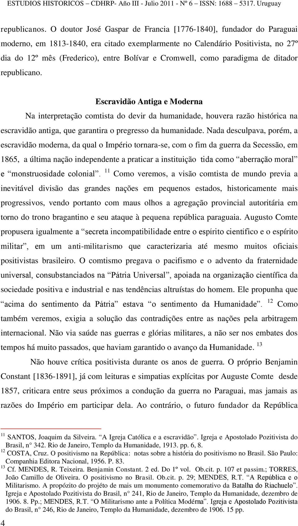 Cromwell, como paradigma de ditador republicano.