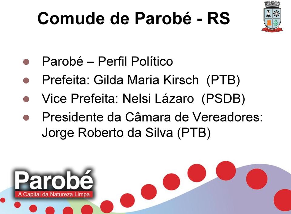 Lázaro (PSDB) Presidente da Câmara de