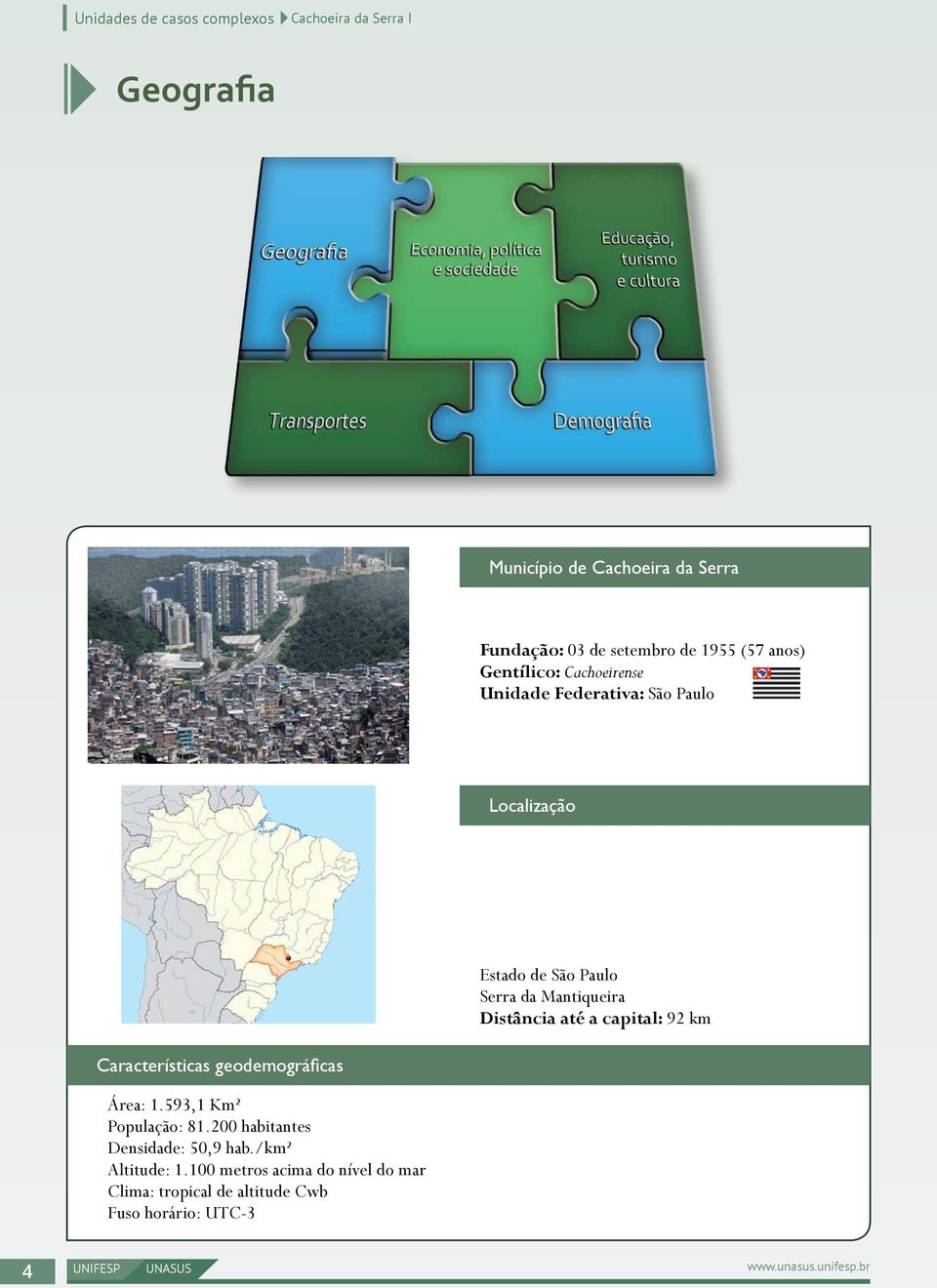 a capital: 92 km Características geodemográficas Área: 1.593,1 Km² População: 81.200 habitantes Densidade: 50,9 hab.