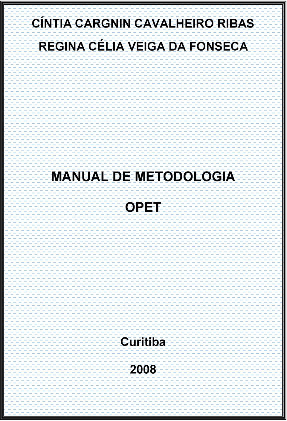 DA FONSECA MANUAL DE