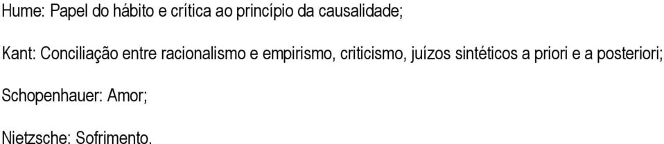 empirismo, criticismo, juízos sintéticos a priori e