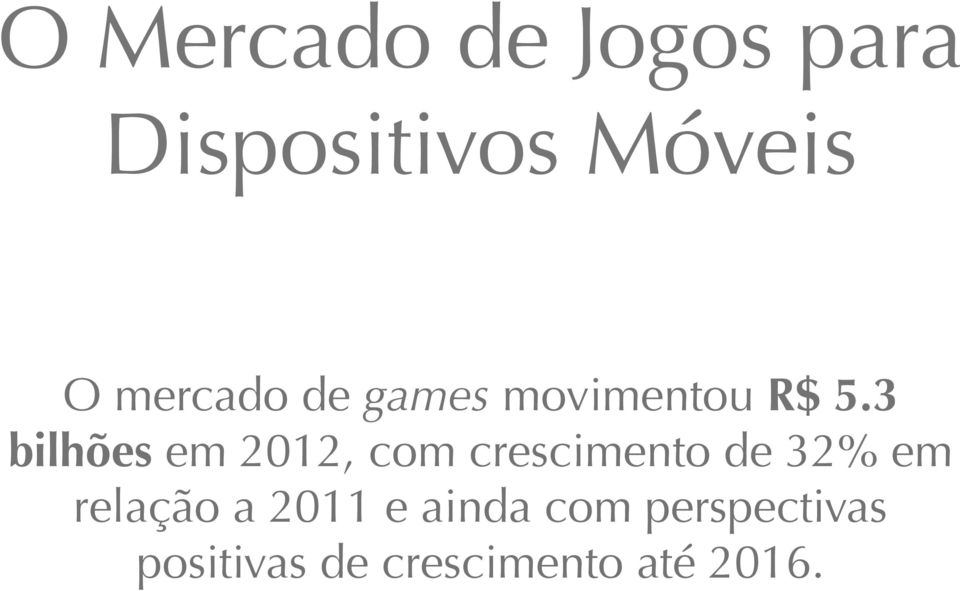 3 bilhões em 2012, com crescimento de 32% em