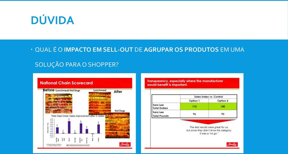 AGRUPAR OS PRODUTOS EM