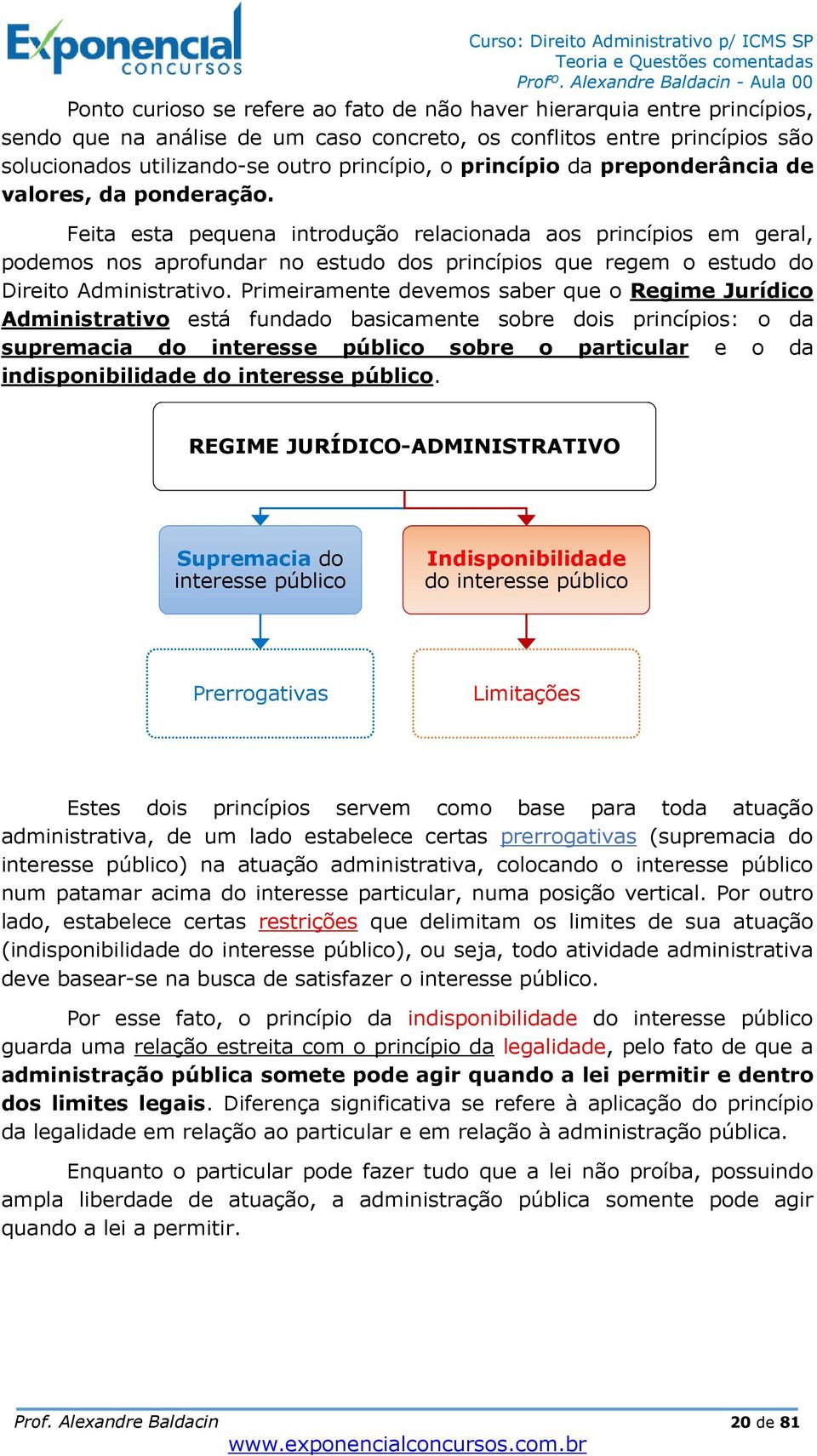 Feita esta pequena introdução relacionada aos princípios em geral, podemos nos aprofundar no estudo dos princípios que regem o estudo do Direito Administrativo.