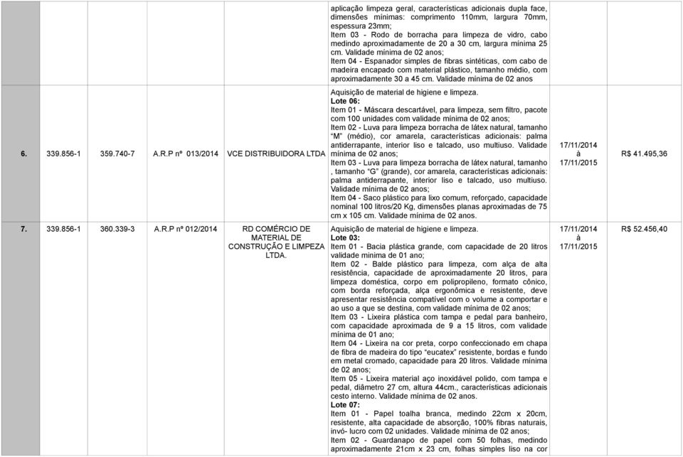 aproximadamente de 20 a 30 cm, largura mínima 25 cm.