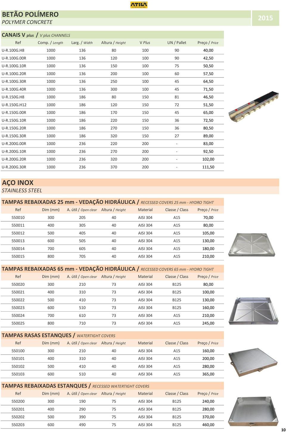 150G.00R 1000 186 170 150 45 65,00 U-R.150G.10R 1000 186 220 150 36 72,50 U-R.150G.20R 1000 186 270 150 36 80,50 U-R.150G.30R 1000 186 320 150 27 89,00 U-R.200G.00R 1000 236 220 200-83,00 U-R.200G.10R 1000 236 270 200-92,50 U-R.