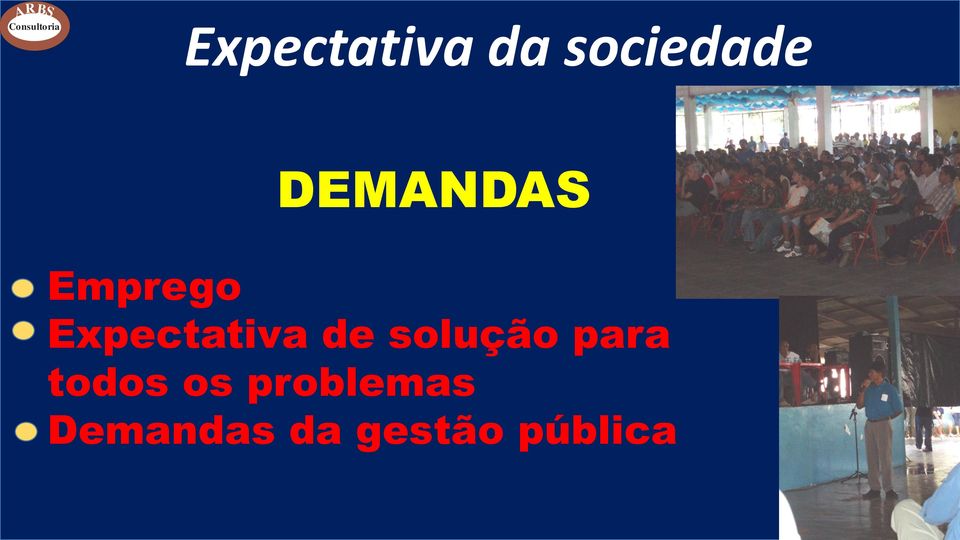 Expectativa de solução para