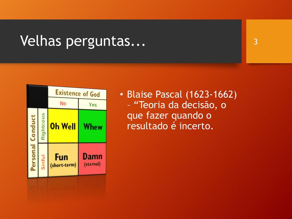 (1623-1662) Teoria da