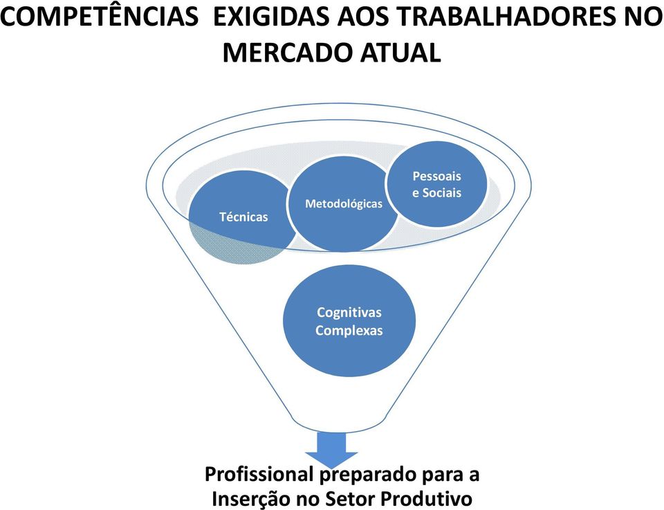 Pessoais e Sociais Cognitivas Complexas