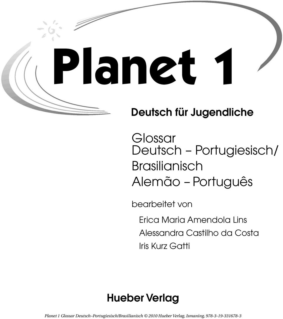 Alessandra Castilho da Costa Iris Kurz Gatti Hueber Verlag Planet 1