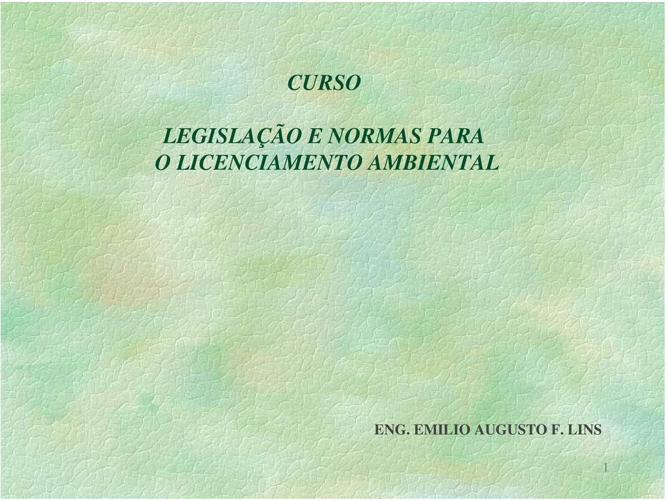 LICENCIAMENTO