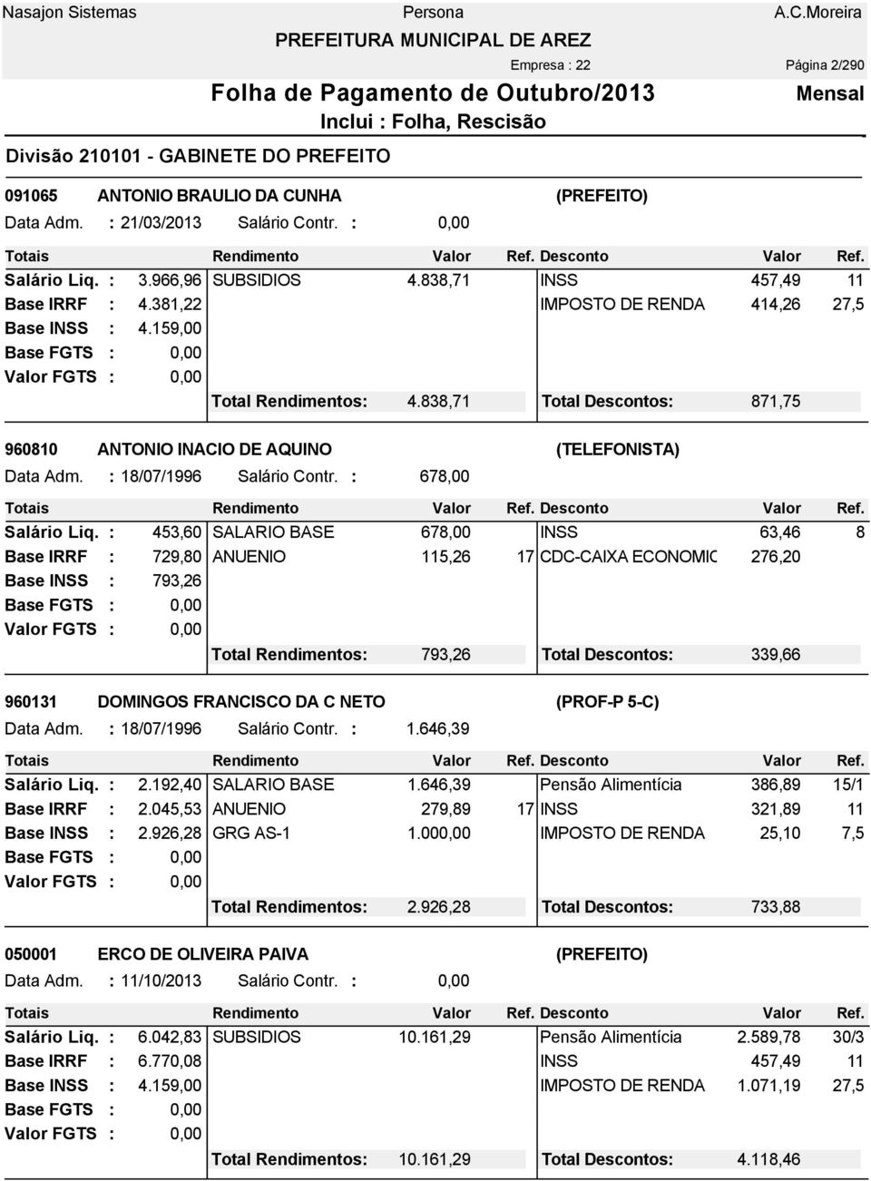 678,00 Salário Liq.