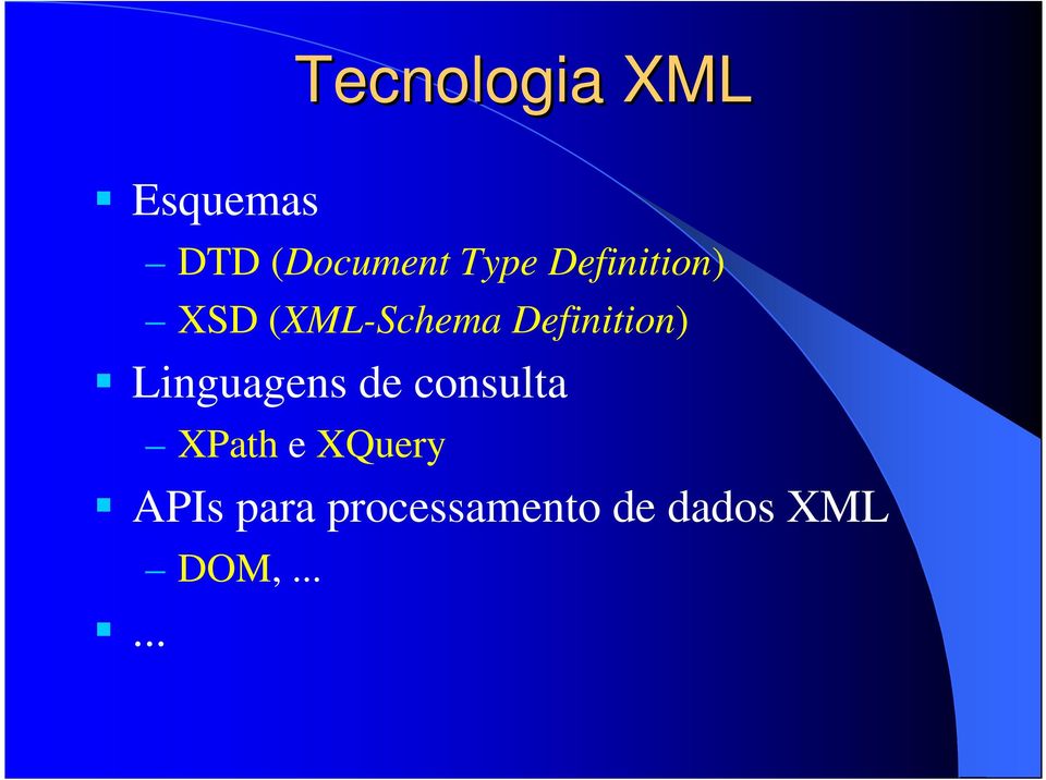 Definition) Linguagens de consulta XPath