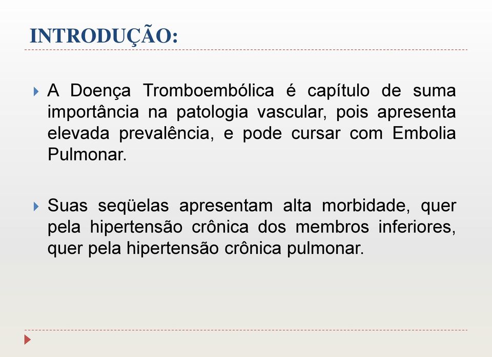 Embolia Pulmonar.