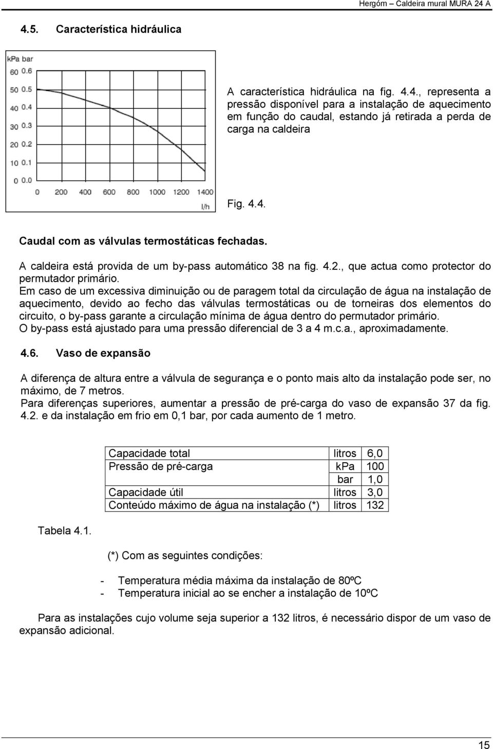 Em caso de um excessiva diminuição ou de paragem total da circulação de água na instalação de aquecimento, devido ao fecho das válvulas termostáticas ou de torneiras dos elementos do circuito, o