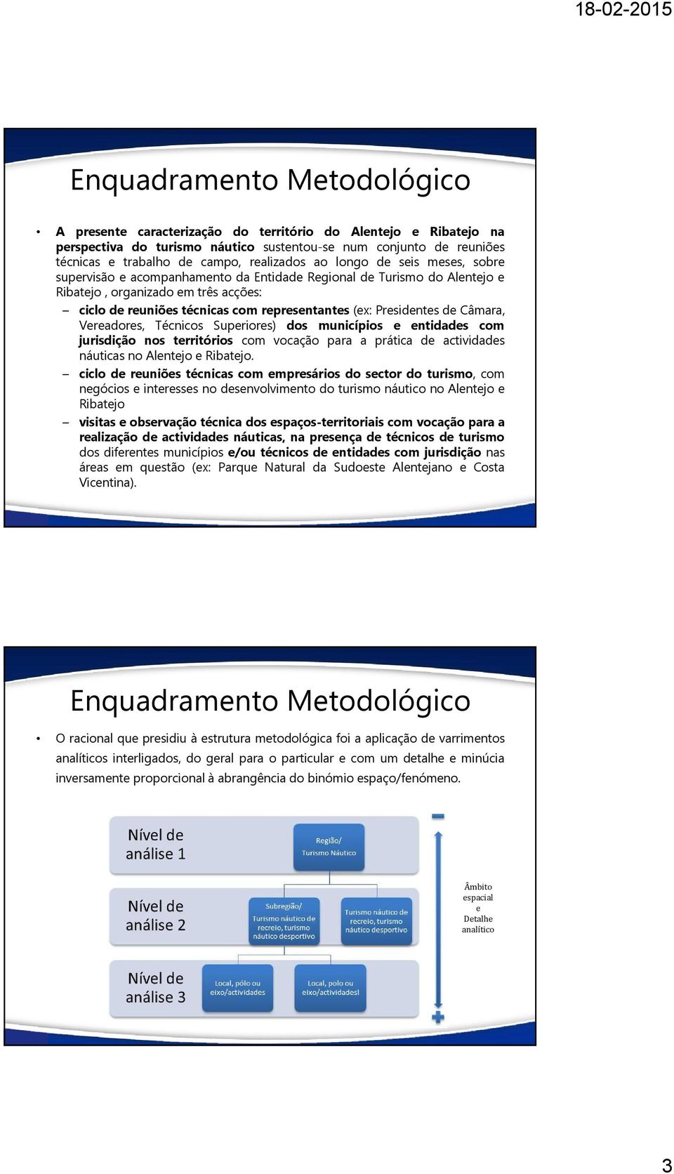 Superiores) dos municípios e entidades com jurisdição nos territórios com vocação para a prática de actividades náuticas no e Ribatejo.