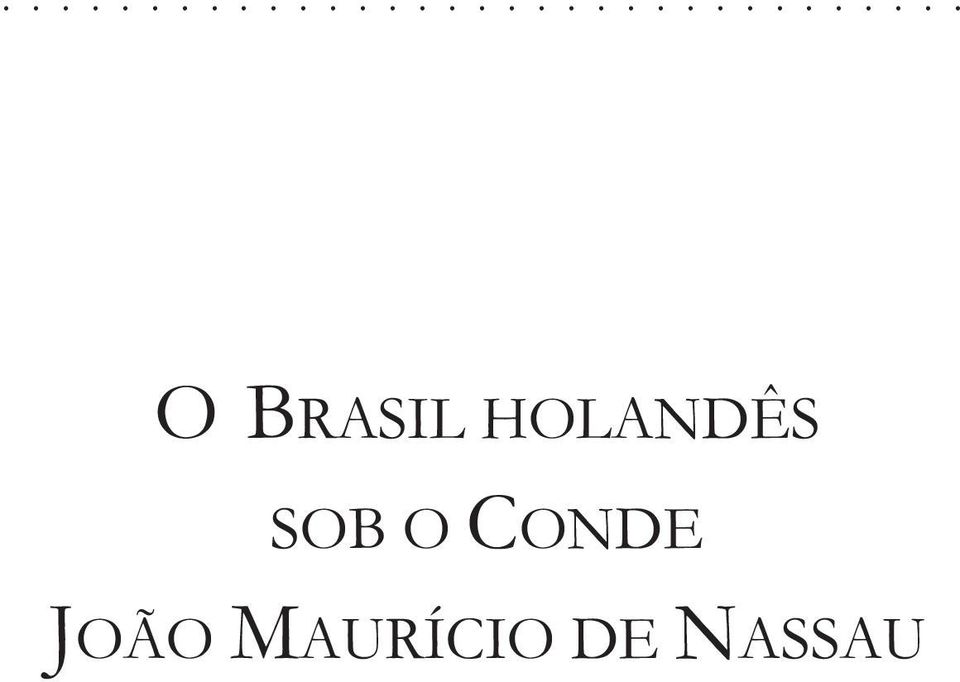 O CONDE JOÃO