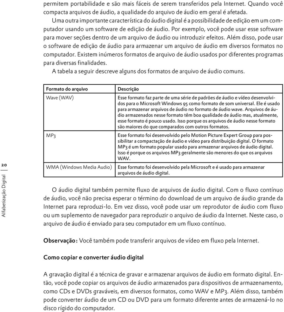 Por exemplo, você pode usar esse software para mover seções dentro de um arquivo de áudio ou introduzir efeitos.