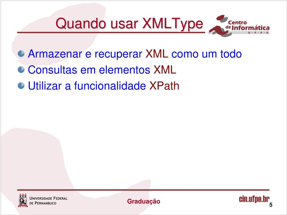 Consultas em elementos XML