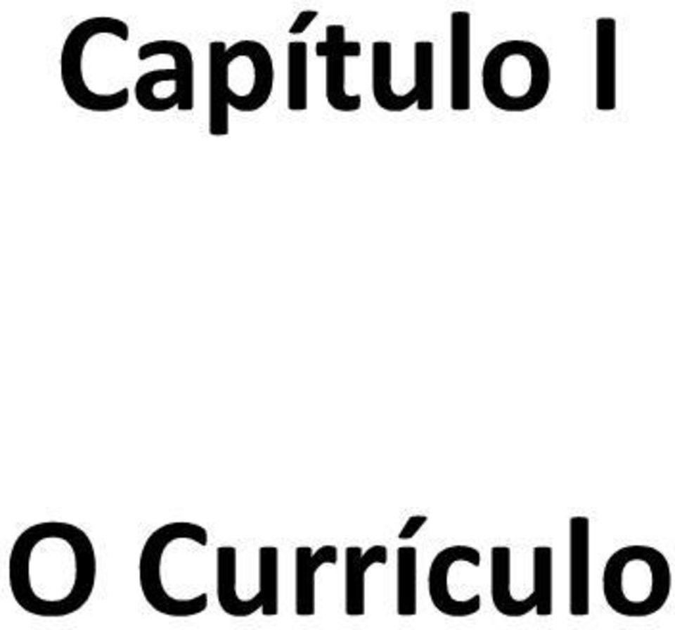 Currículo