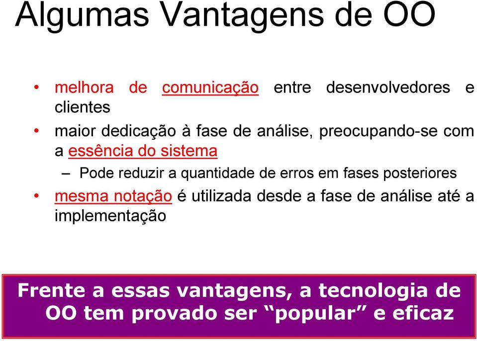 quantidade de erros em fases posteriores mesma notação é utilizada desde a fase de