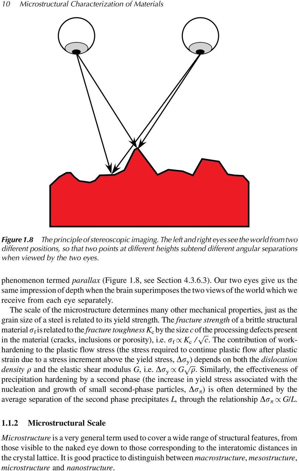 phenomenon termed parallax (Figure 1.8, see Section 4.3.6.3).