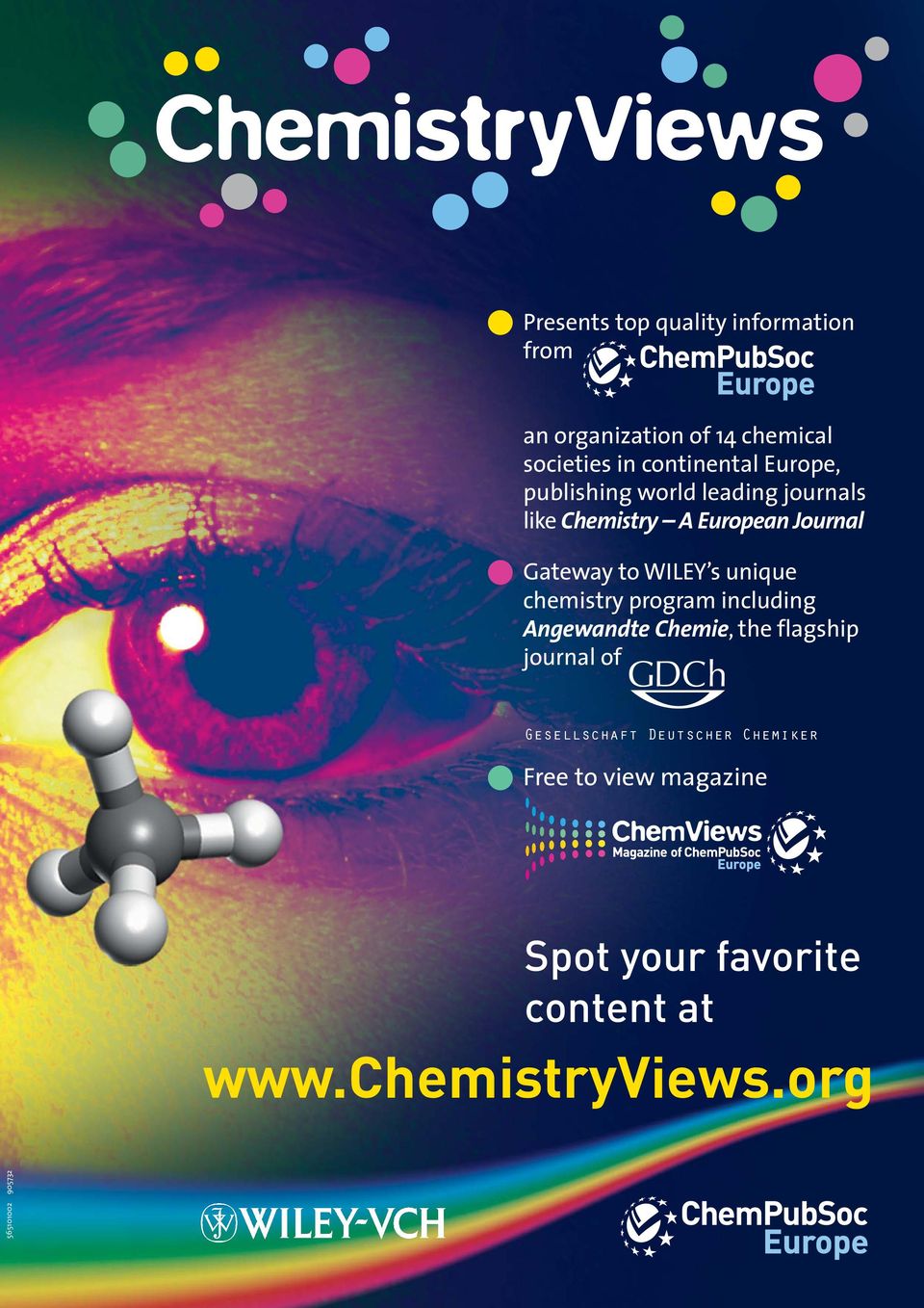unique chemistry program including Angewandte Chemie, the flagship journal of Gesellschaft