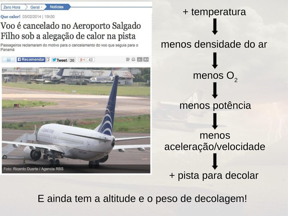 aceleração/velocidade + pista para