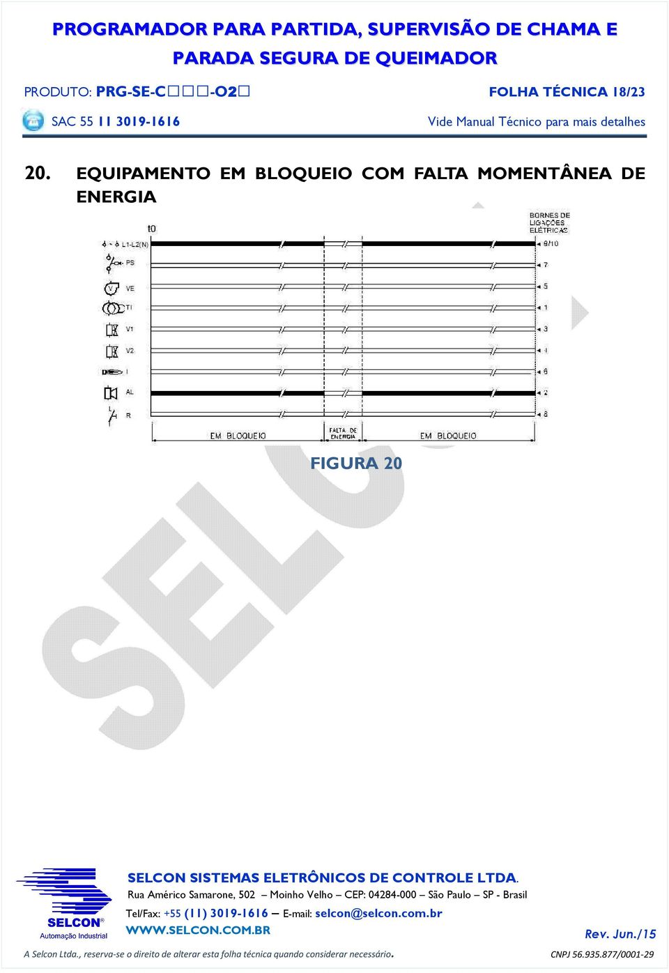 EQUIPAMENTO EM BLOQUEIO COM