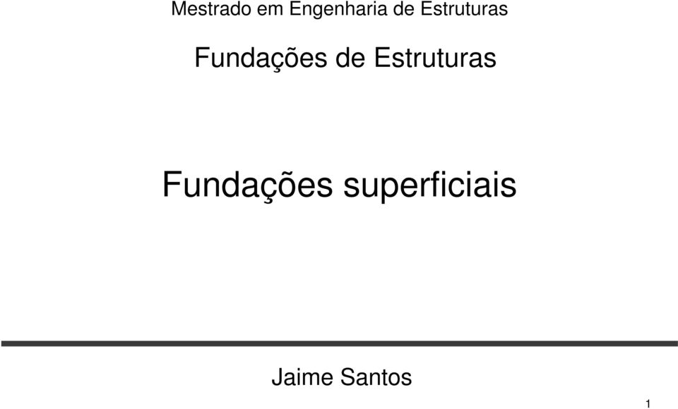 de Estruturas t