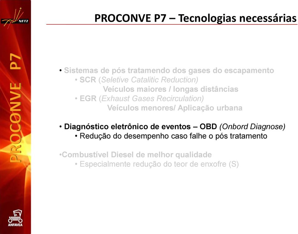 menores/ Aplicação urbana Diagnóstico eletrônico de eventos OBD (Onbord Diagnose) Redução do desempenho