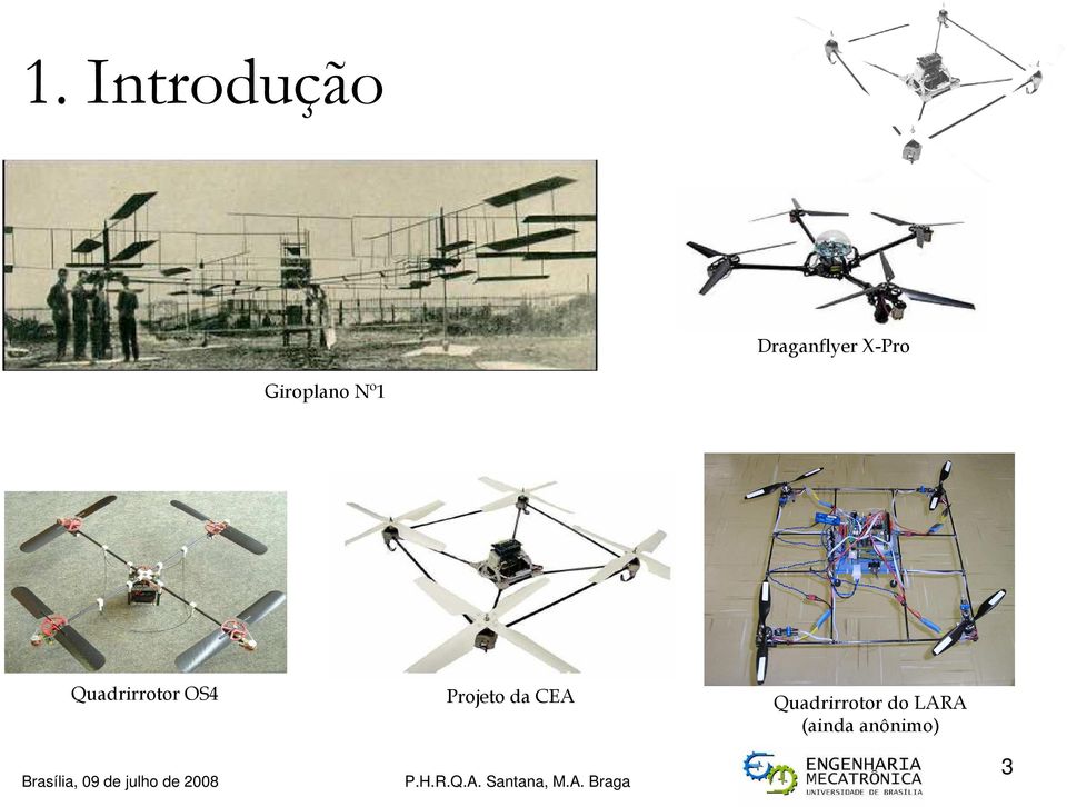 Quadrirrotor OS4 Projeto da