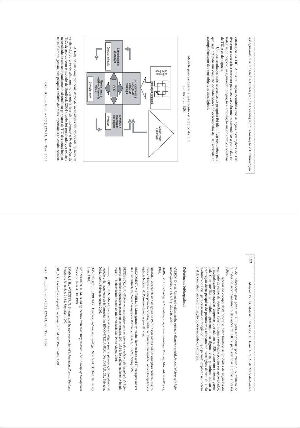 articulação maior entre os objetivos de TIC e os do negócio.