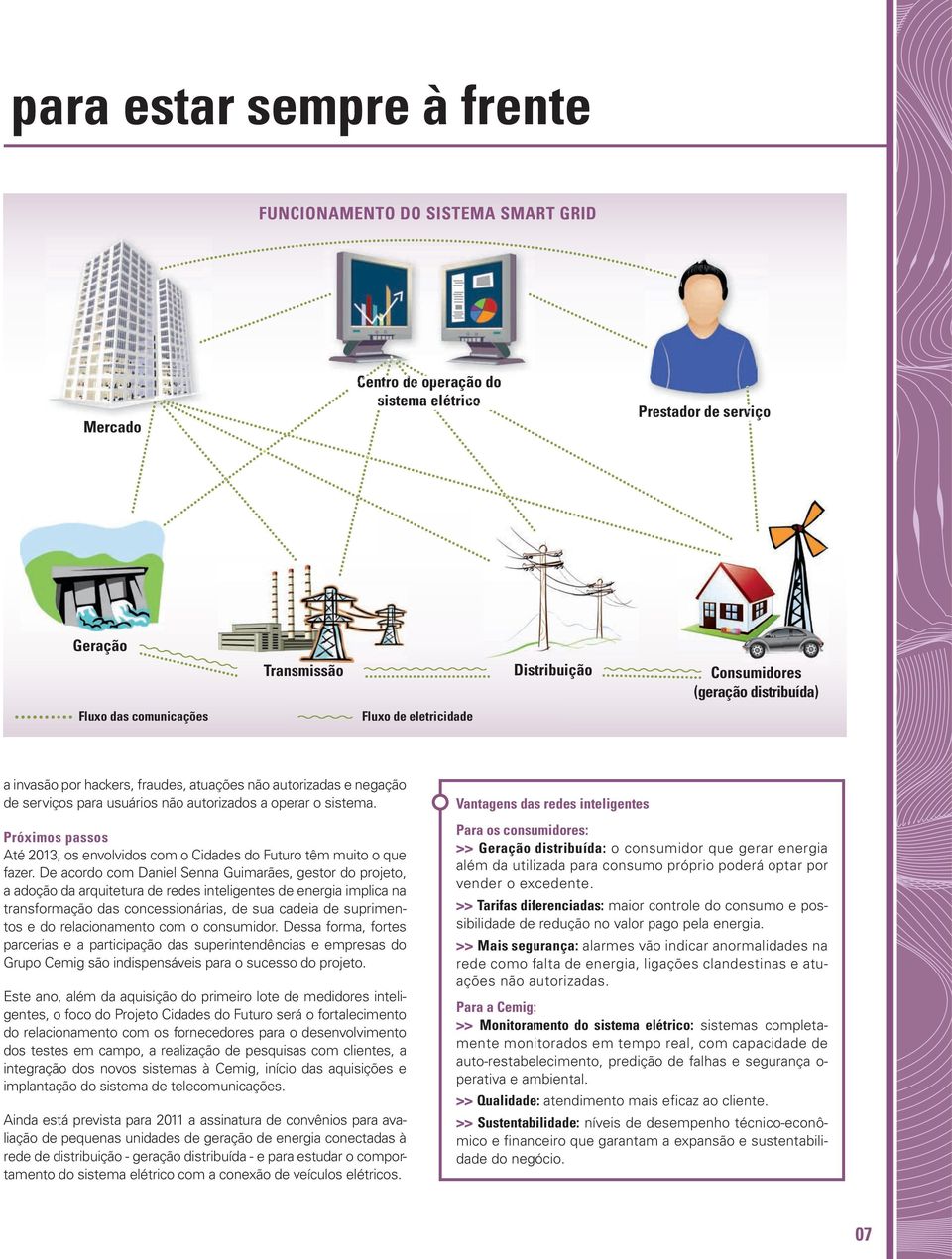 Próximos passos Até 2013, os envolvidos com o Cidades do Futuro têm muito o que fazer.