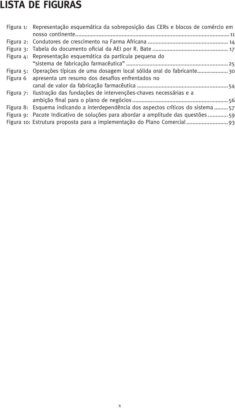 ..25 Figura 5: Operações típicas de uma dosagem local sólida oral do fabricante...30 Figura 6 apresenta um resumo dos desafios enfrentados no canal de valor da fabricação farmacêutica.