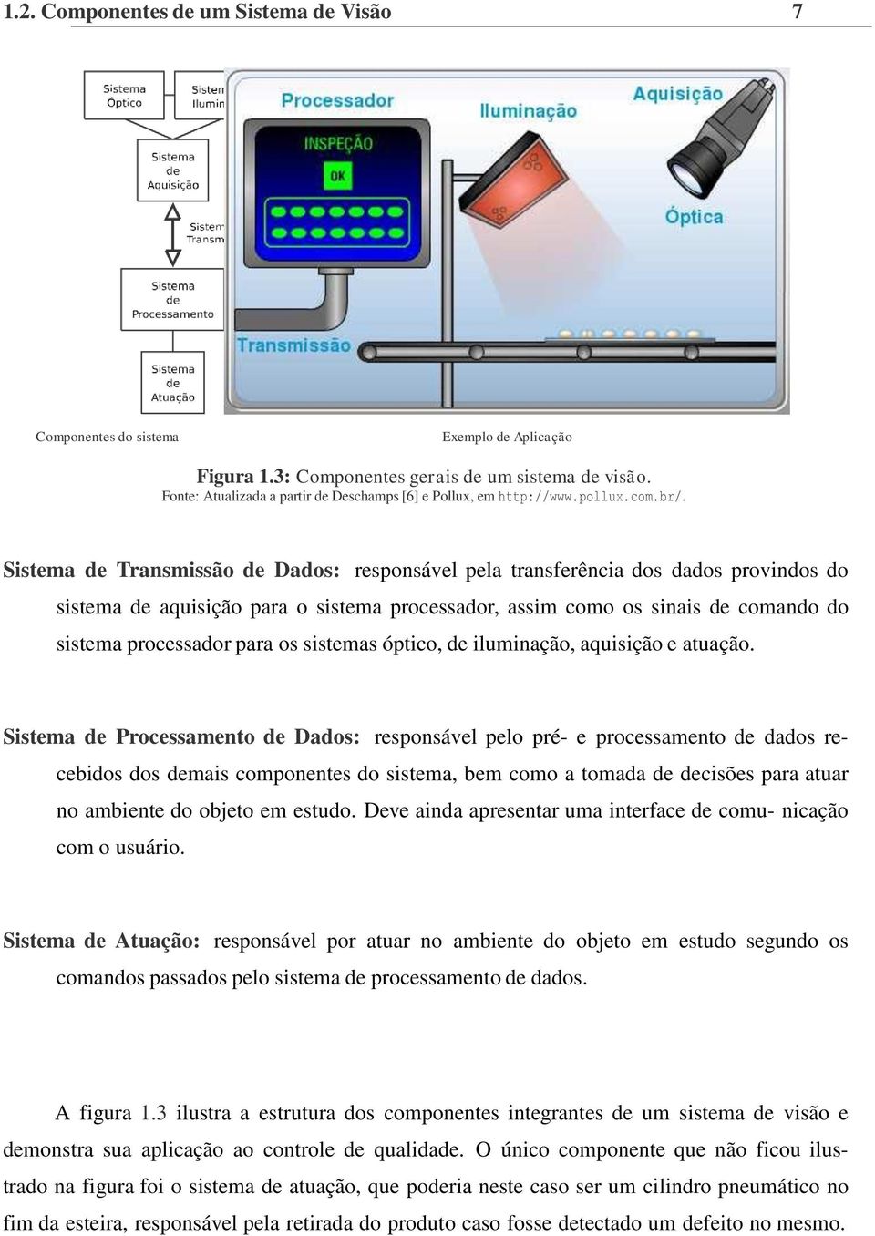 Sistema de Transmissão de Dados: responsável pela transferência dos dados provindos do sistema de aquisição para o sistema processador, assim como os sinais de comando do sistema processador para os