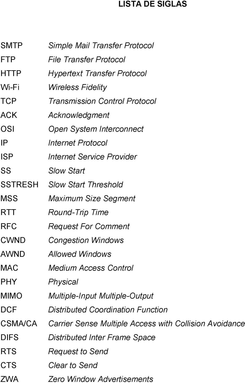 Start Slow Start Threshold Maximum Size Segment Round-Trip Time Request For Comment Congestion Windows Allowed Windows Medium Access Control Physical Multiple-Input