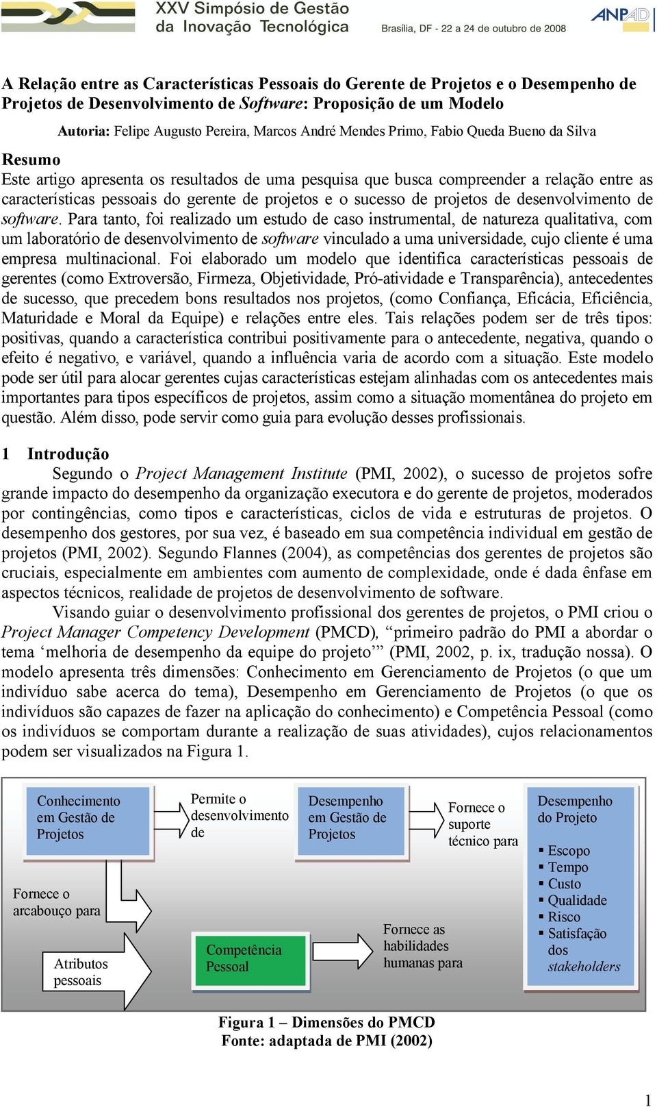 sucesso de projetos de desenvolvimento de software.